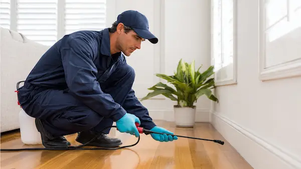 Professional pest control service in Earlville Cairns removing insects and pests from home